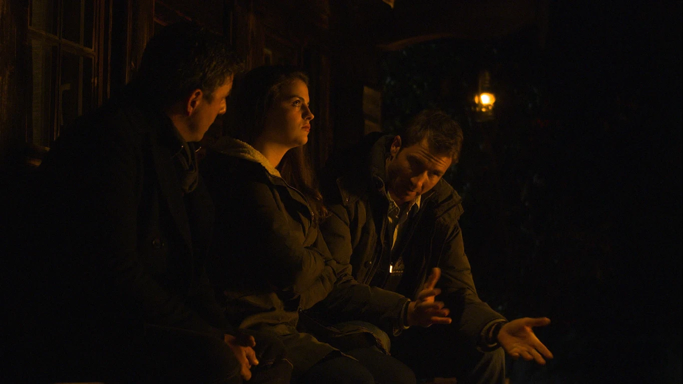 Hans, Martin y Lily Doctor en los Alpes
