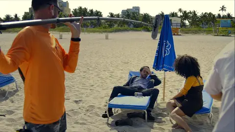 Betty tras las cámaras Betty en NY