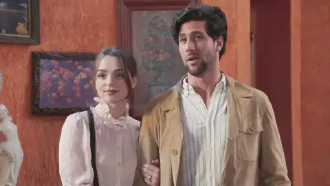 Mateo y Valeria regresan a la hacienda convertidos en marido y mujer Mateo y Valeria regresan a la hacienda convertidos en marido y mujer