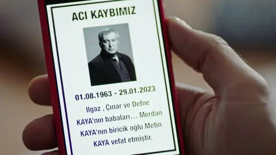 Secretos de familia - Ceylin recibe una nueva amenaza: una esquela falsa de Metin Secretos de familia - Ceylin recibe una nueva amenaza: una esquela falsa de Metin