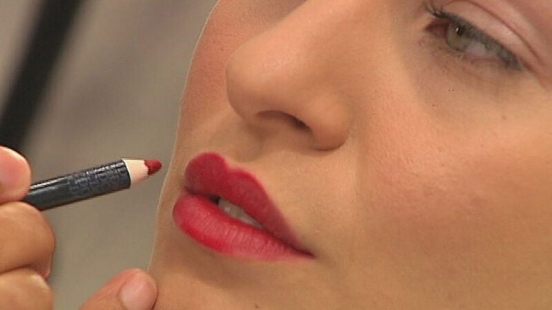 Maquillaje: Labios rojos