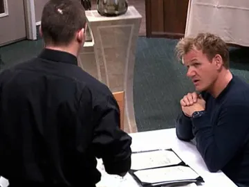 Pidiendo la comida en el Trobiano's Pidiendo la comida en el Trobiano's