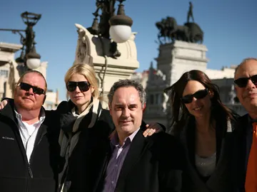 Mario, Gwyneth, Mario y Claudia en Madrid Mario, Gwyneth, Mario y Claudia en Madrid