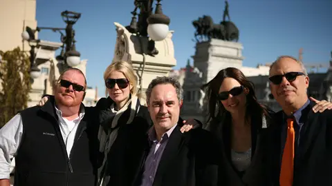 Mario, Gwyneth, Mario y Claudia en Madrid Mario, Gwyneth, Mario y Claudia en Madrid
