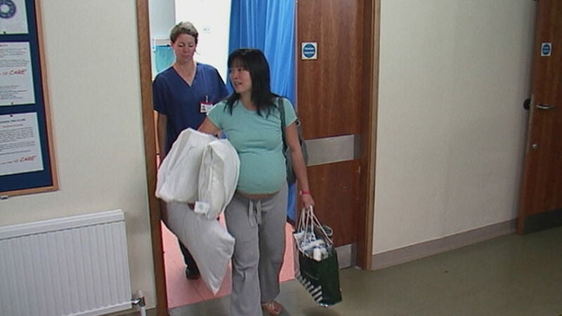 Joy llega al hospital