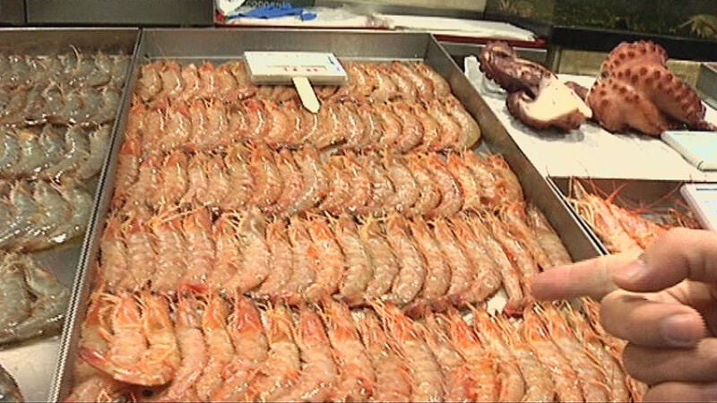 Ingredientes: Gazpacho de melón con langostinos