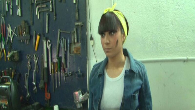 Mercé, la mecánica sexy