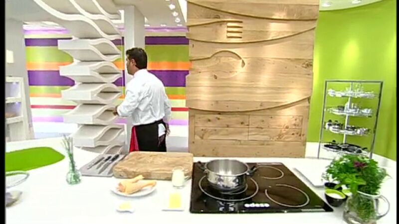 Tagliatelle con morillas y pollo - Parte 1