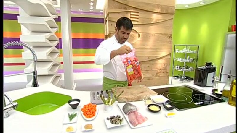 Sargo con puré de calabaza especiado - Parte 1