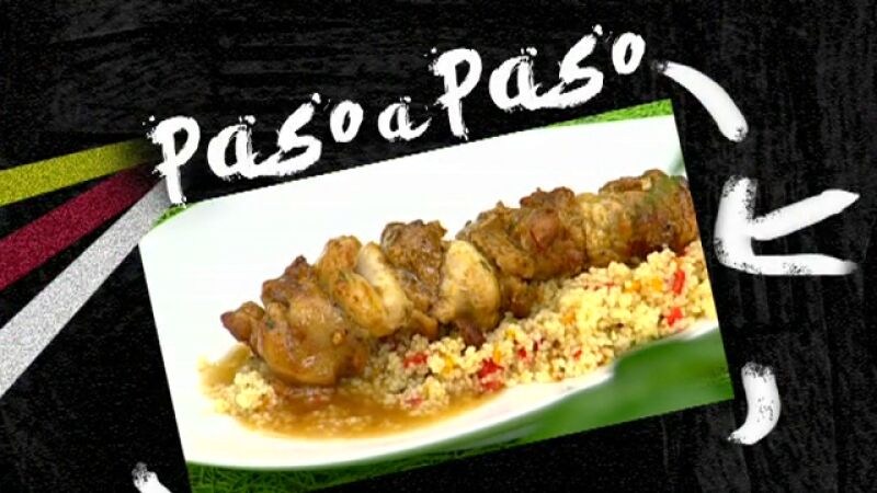 Paso a paso: Pincho moruno con cuscús