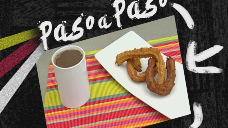 Paso a paso:Caldo de alubias con churros de berza 
