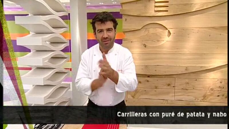 Carrilleras con puré de patata y nabo - Parte 1