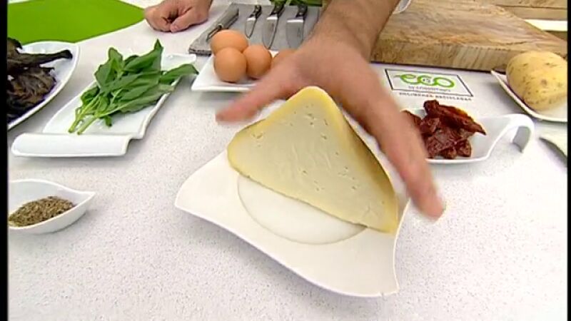 Tortilla pizza de otoño - Parte 1