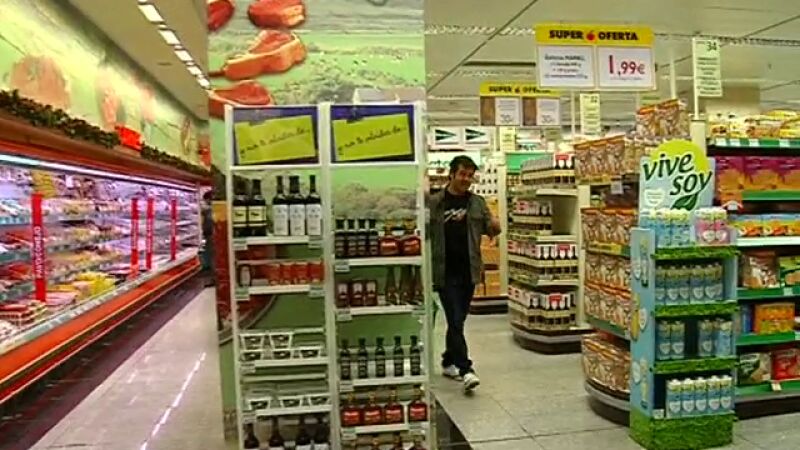 Bruno compra los ingredientes para el magret