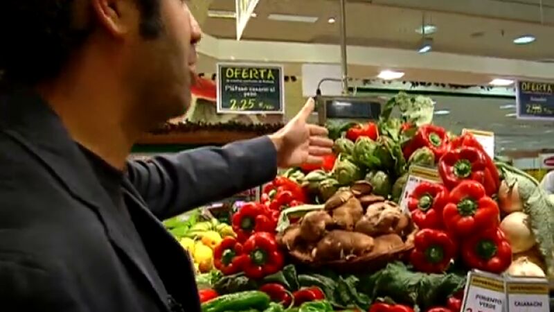 Verduras de invierno con almejas. Nos vamos de compras