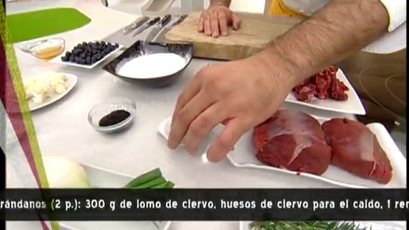 Ciervo con mojo de arándanos, primera parte