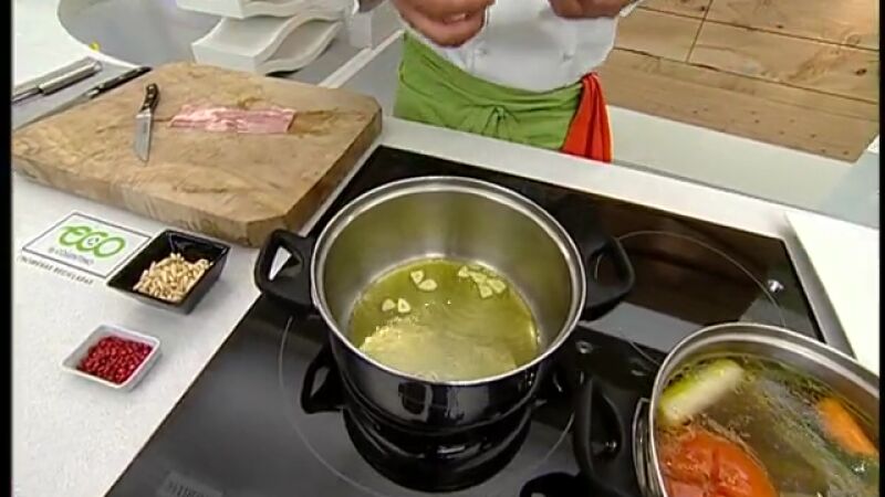 Crema de berros con gelée de manzana - Parte 2