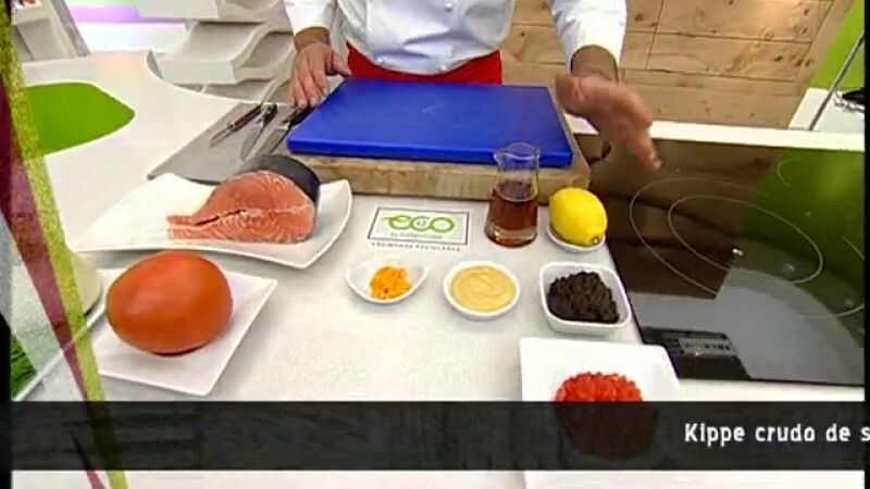 Kippe crudo de salmón: parte 1