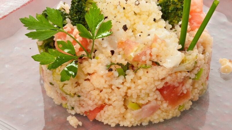 Ensalada de cous cous, ingredientes