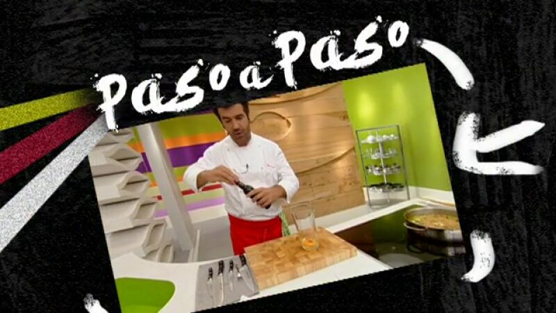 Paso a paso: Arroz de habitas en calzón