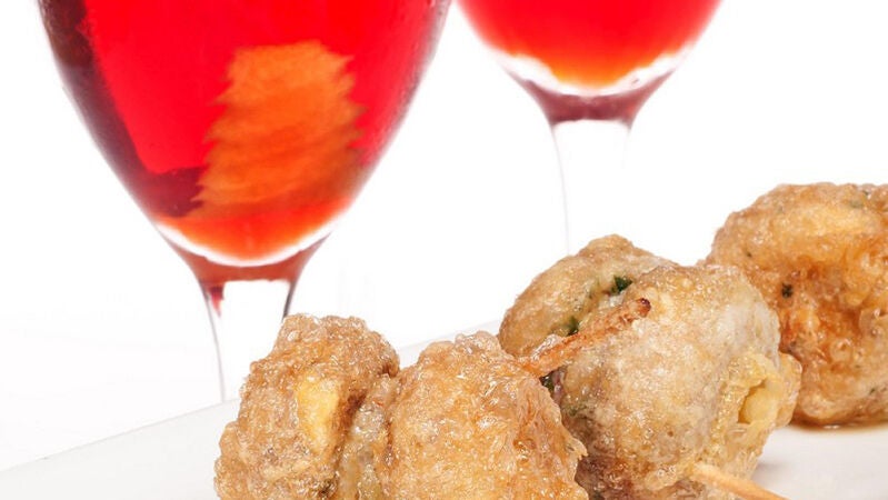Ingredientes para hacer champiñones rellenos
