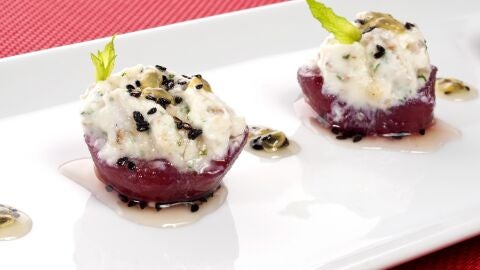 Albaricoques al vino