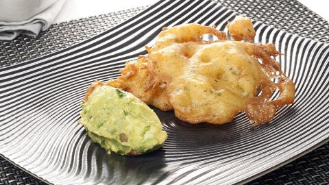 Tortillas 'pisha' con guacamole