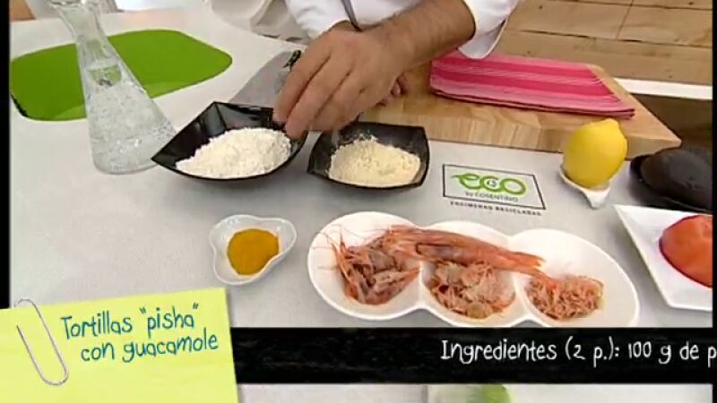 Tortillas 'pisha' con guacamole - Parte 1