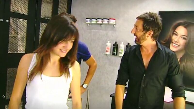 Pelo alborotado y voluminoso