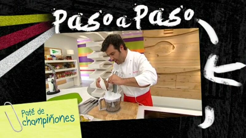Paso a paso de Paté con champiñones