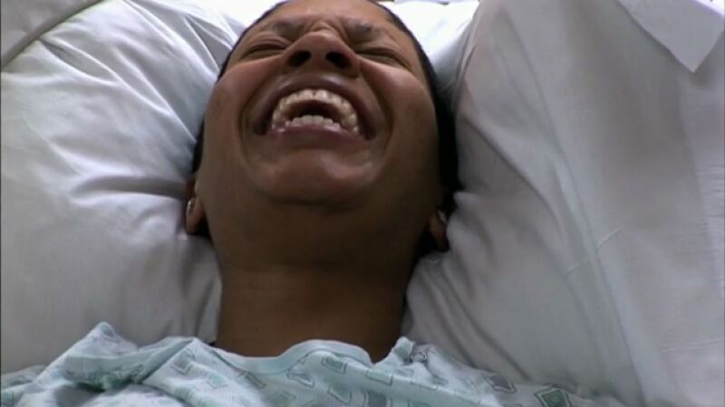 Un parto con muchas dificultades