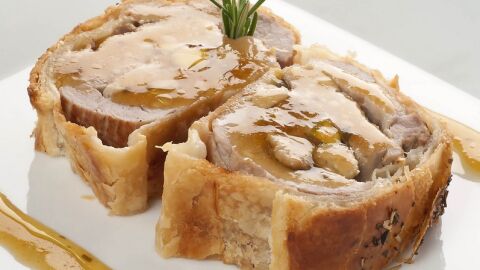 Solomillo de cerdo relleno