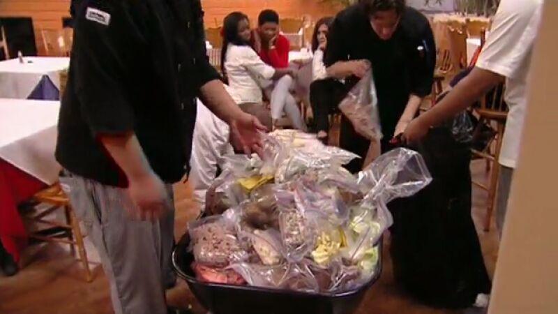 Las bolsas a la basura 