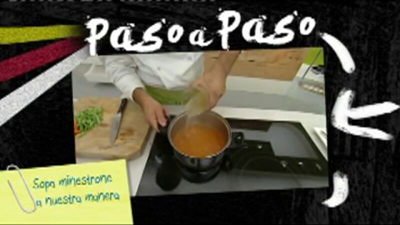 Sopa Minestrone paso a paso 