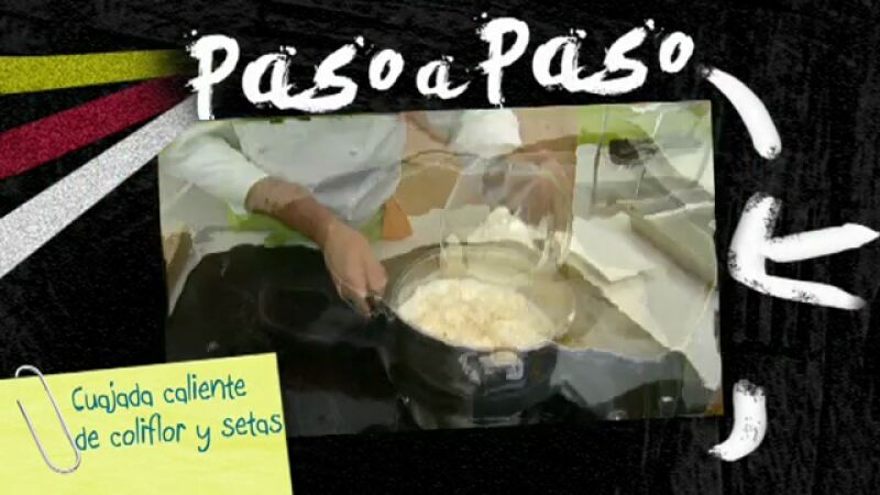 Paso a paso: Cuajada de coliflor