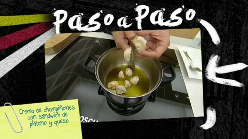 Paso a paso: Crema de champiñones