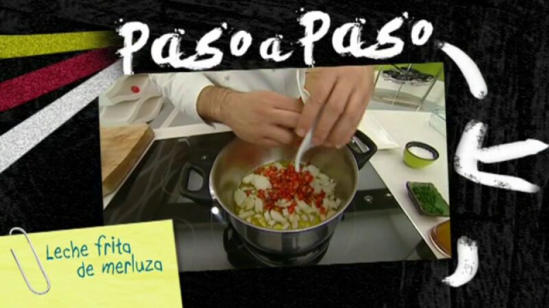 Paso a paso: Leche frita de merluza