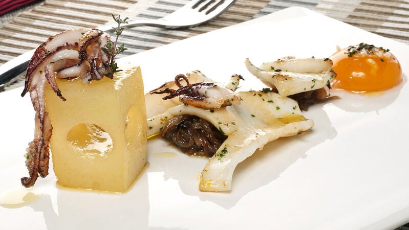 Ingredientes para los chipirones a la plancha