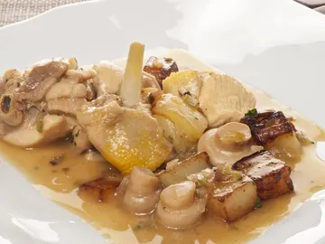 Pollo al ajillo Pollo al ajillo