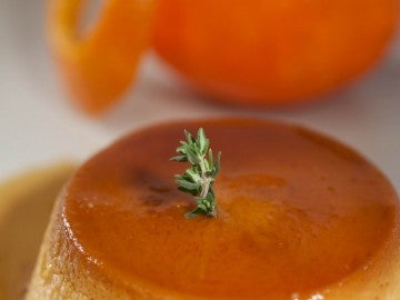 flan de mandarina