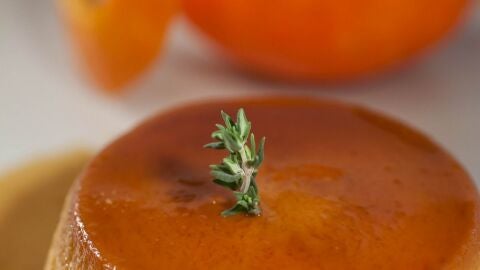 flan de mandarina