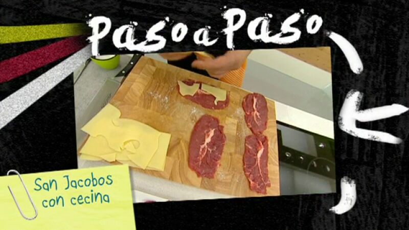 Paso a paso: San Jacobo con cecina