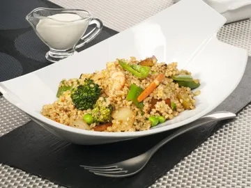 Wok de bulgur Wok de bulgur