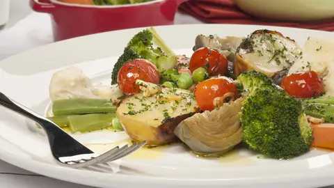 Panaché de verduras de primavera Panaché de verduras de primavera