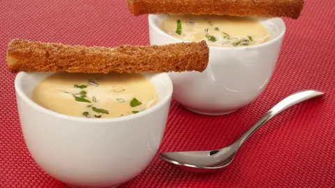 Huevo en cocotte al gorgonzola Huevo en cocotte al gorgonzola