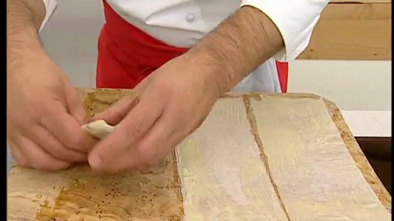 Pañuelos de cecina y queso - Parte 2