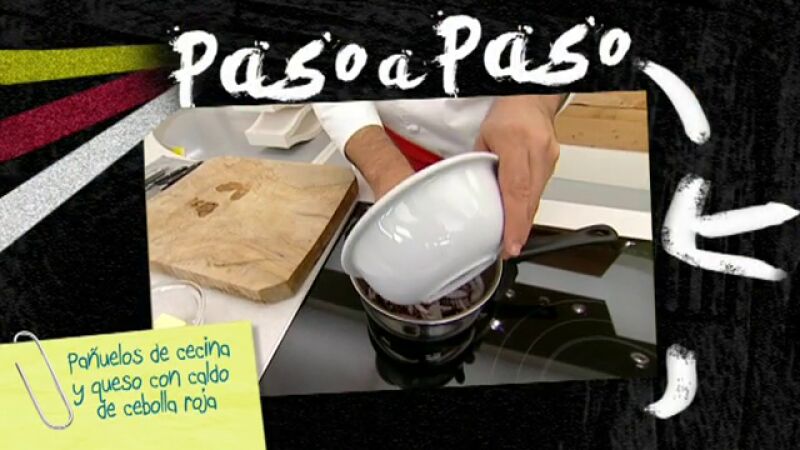 Paso a paso: Pañuelo de cecina y queso
