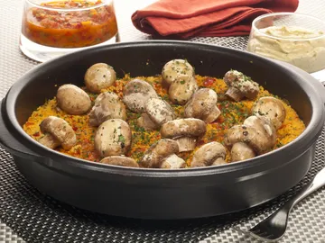 Champiñones asados Champiñones asados