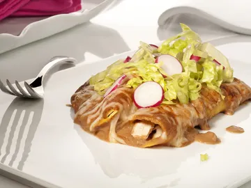 Enchilada de carne Enchilada de carne