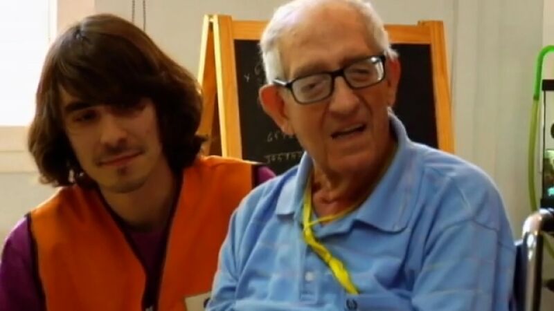 Animales en la residencia de mayores